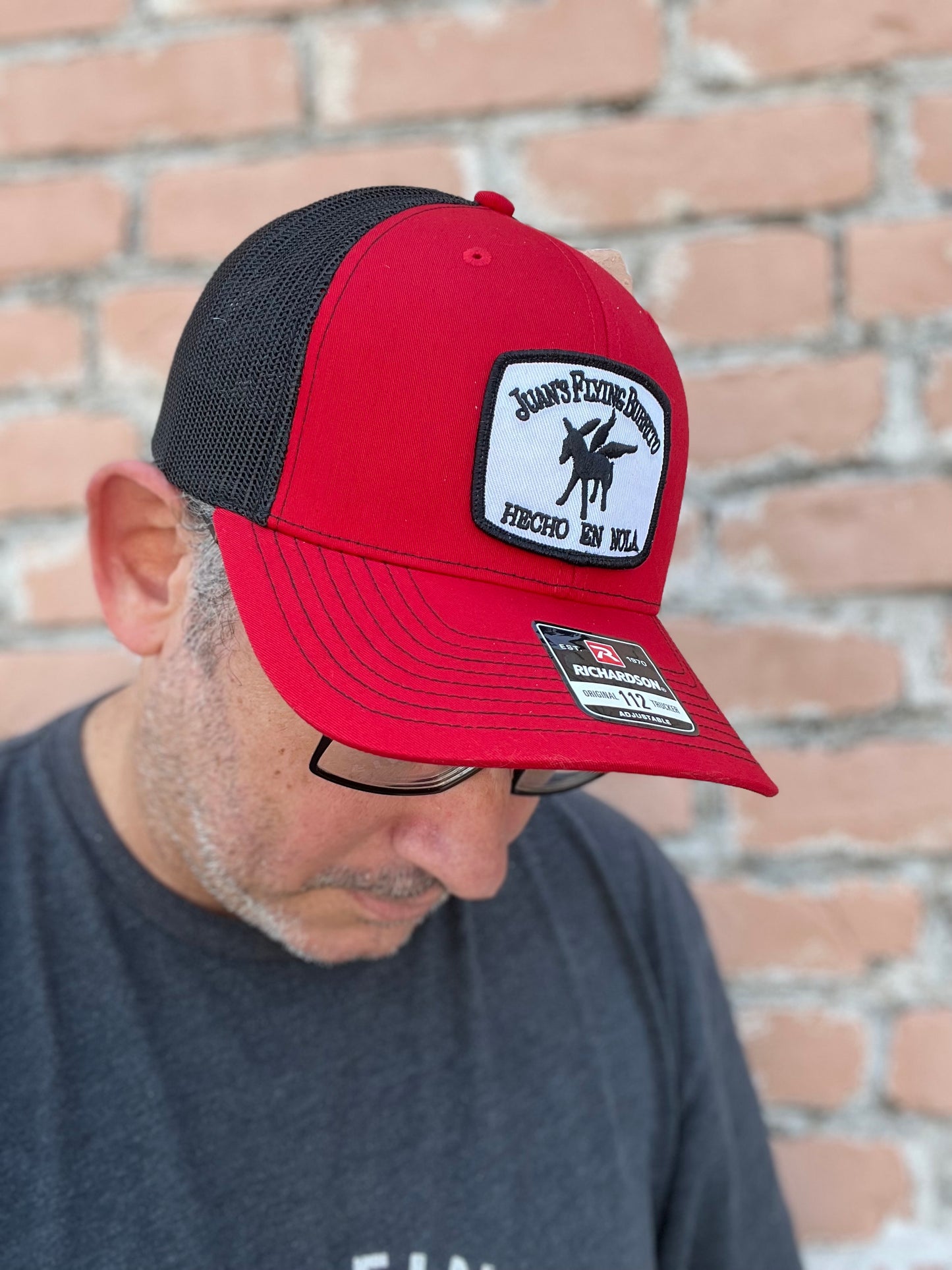 Juan's Trucker Cap, Red & Black